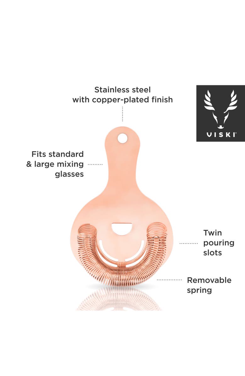 Viski Hawthorne Strainer, Alternate, color, Summit