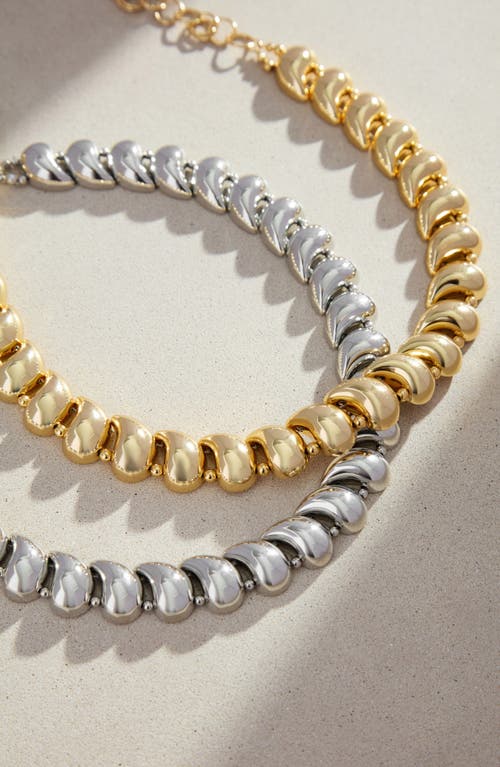 St. Moran Teardrop Beaded Statement Necklace In Gold