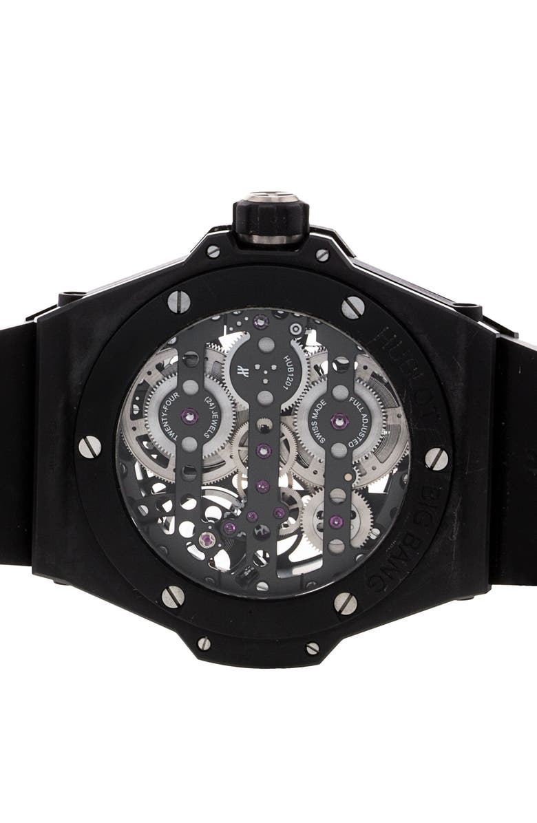 Watchfinder & Co. Hublot Preowned Big Bang Rubber Strap Watch, 45mm, Alternate, color, 