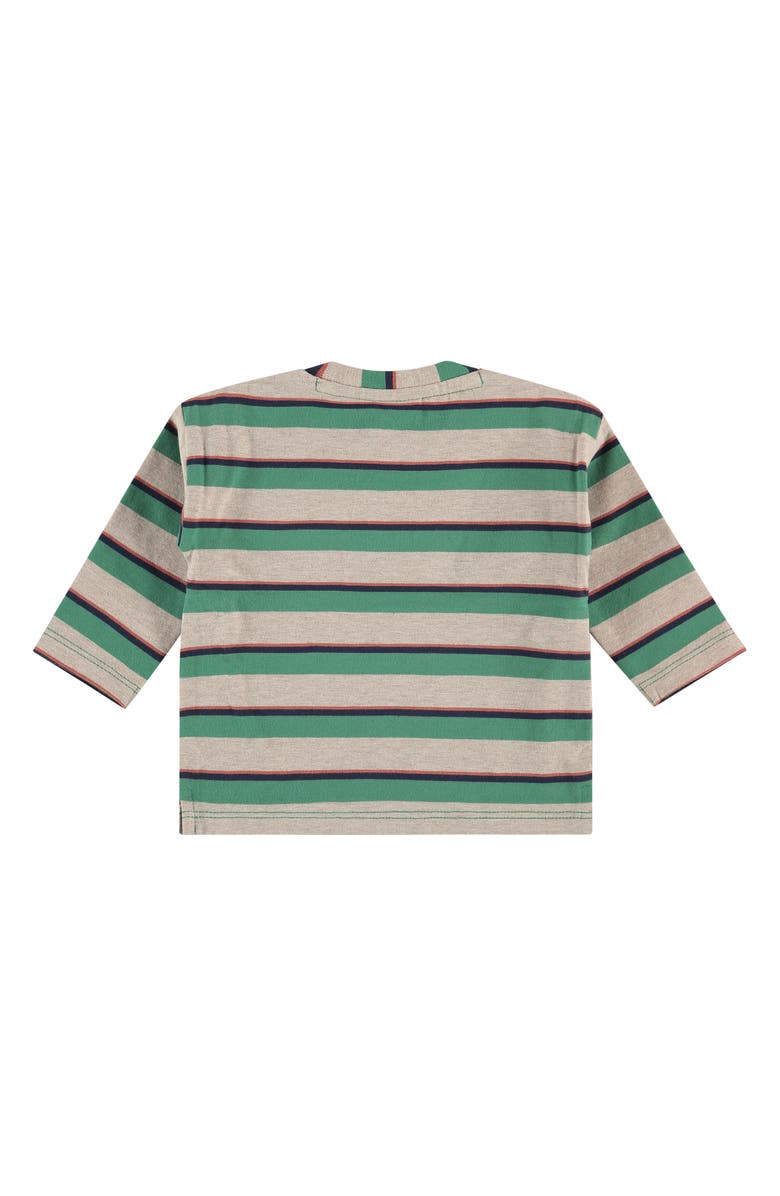 BABYFACE Stripe Long Sleeve Stretch Cotton T-Shirt, Alternate, color, 