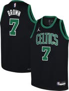 Jordan Brand Youth Jordan Brand Jaylen Brown Black Boston Celtics Swingman Jersey - Statement