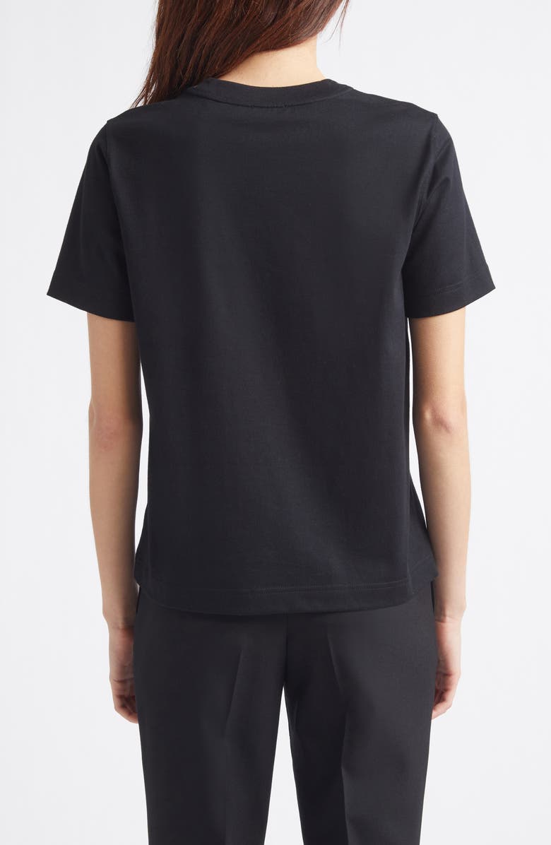 Burberry Frankie EKD Check Logo Cotton T-Shirt, Alternate, color, Black