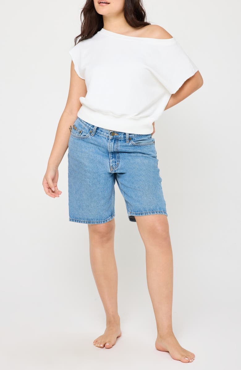 Spiritual Gangster La Vida Short Sleeve Cotton Blend Pullover, Alternate, color, 