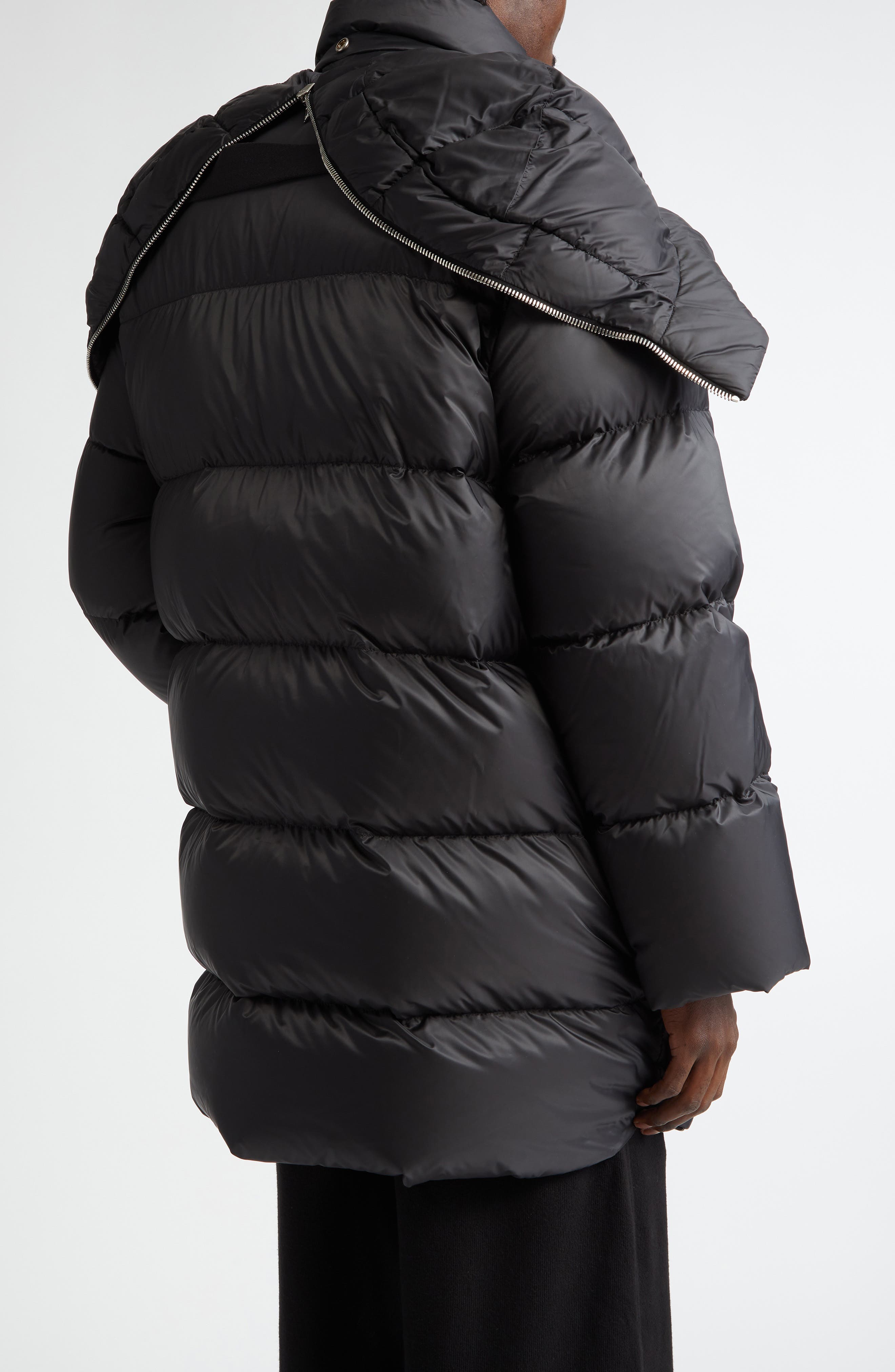 x Rick Owens Cyclopic Long Down Coat (Men) | Nordstrom