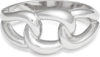 Inflated Chain Hinged Bracelet