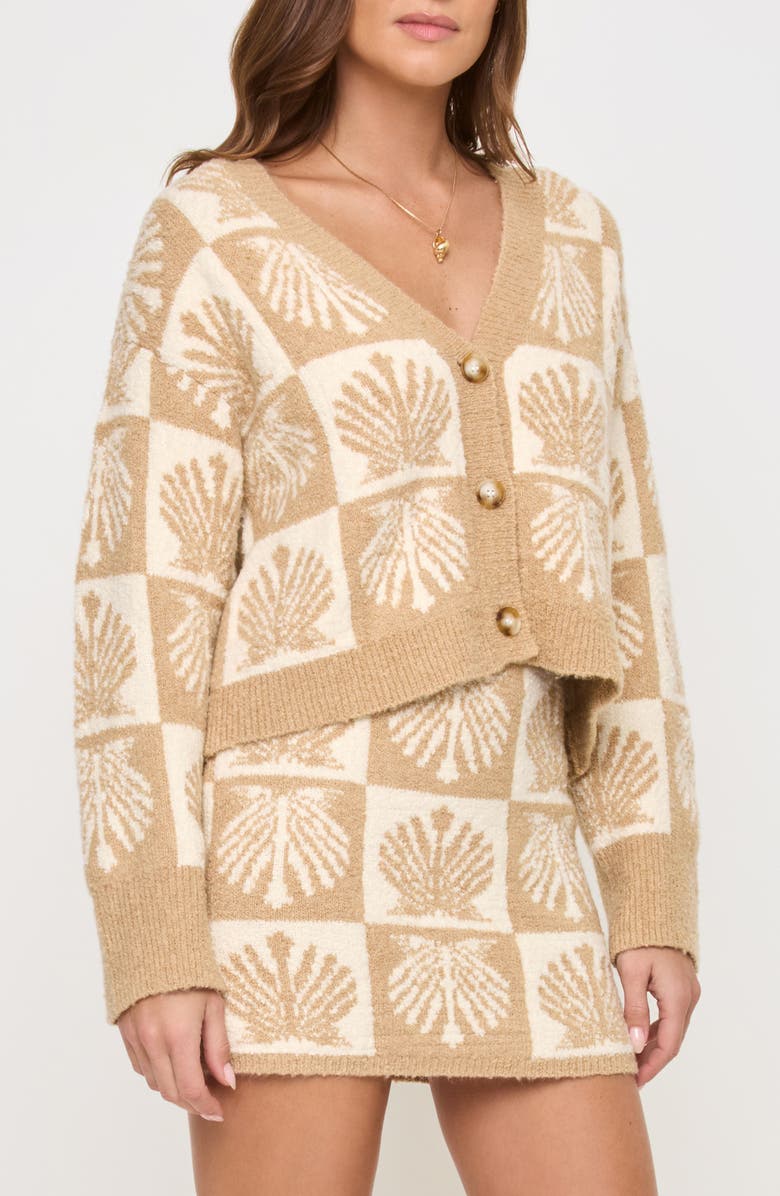 LSPACE Shell Be There Cover-Up Cardigan, Alternate, color, 