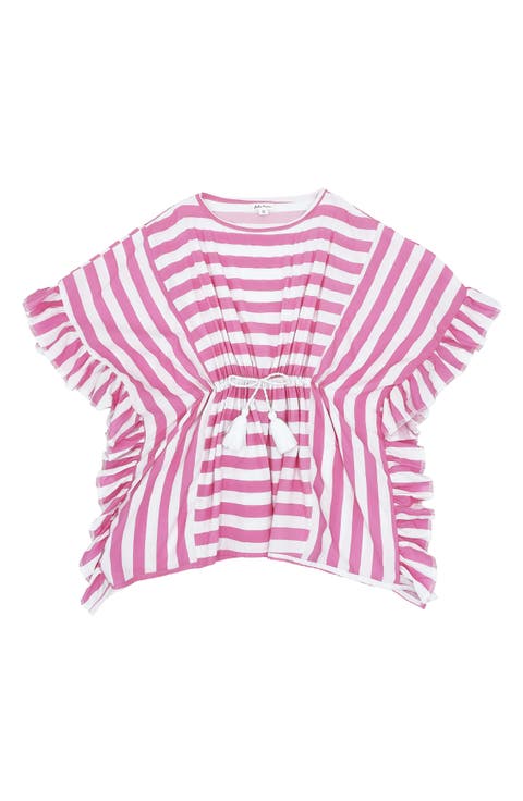 Kids' Summer Time Stripe Cover-Up Caftan