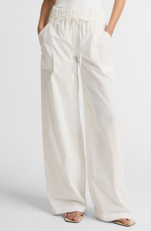 Cotton Drawstring Pants