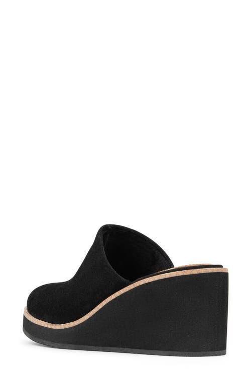 Donald Pliner Wedge Mule In Black