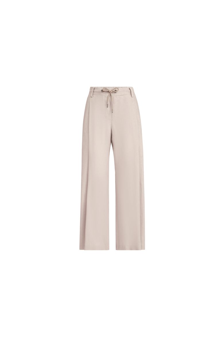 Linen trousers with drawstring, Main, color, Yuta
