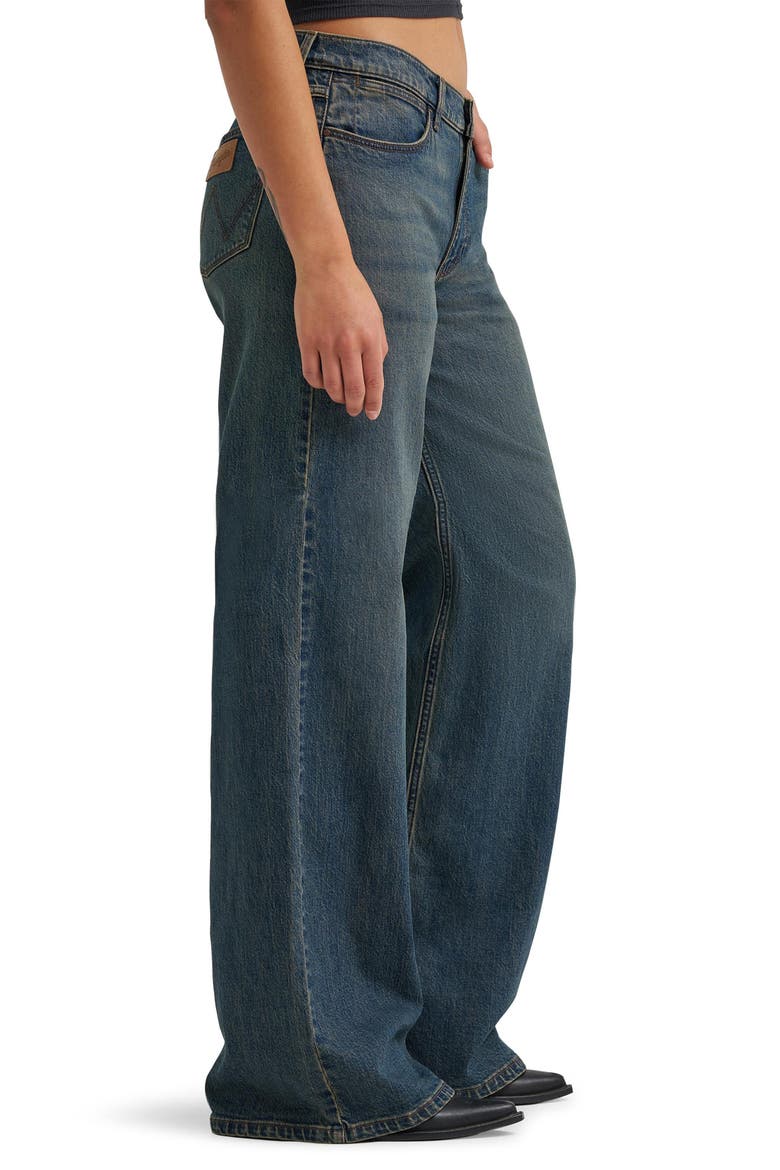 Low Rise Baggy Wide Leg Jeans, Alternate, color, BUTTERFLY