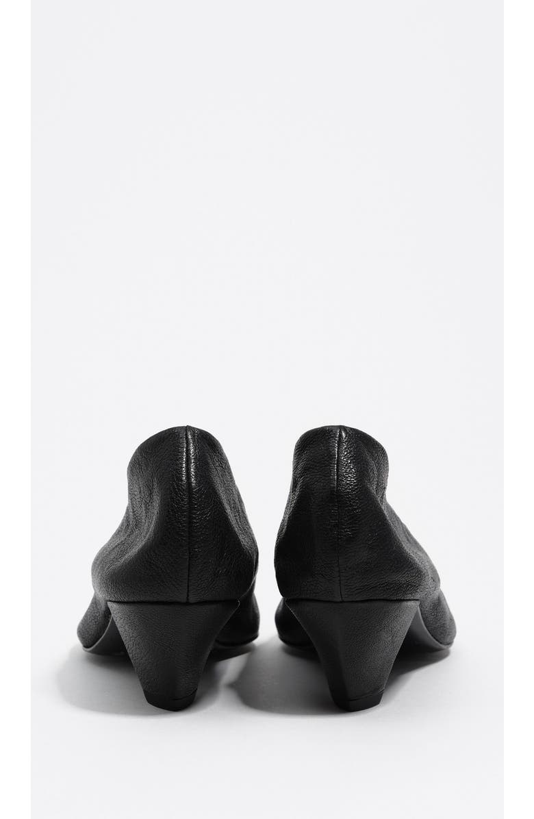 Bimba y Lola Leather Mid-Heel Pump, Alternate, color, Black