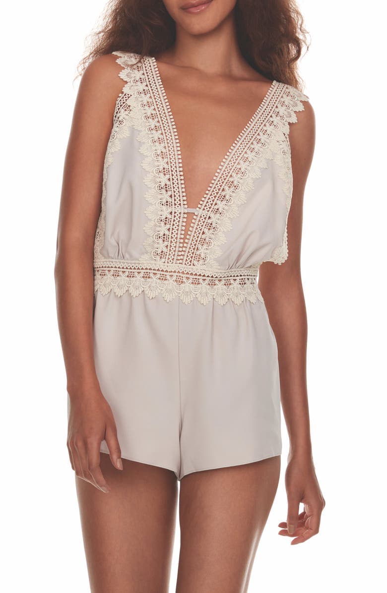 Flora Nikrooz Blythe Romper, Main, color, 