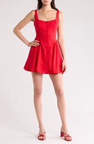 All in Favor Fit & Flare Minidress