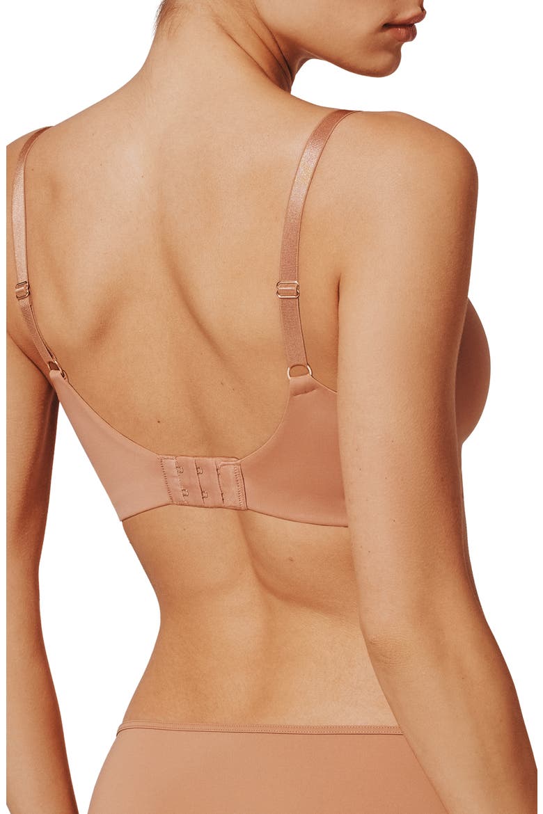24/7® Classic Wireless Bra, Alternate, color, MOCHA