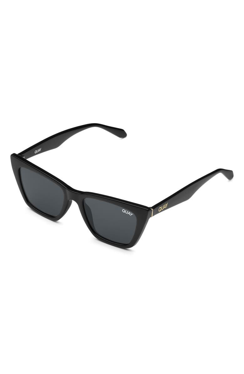 QUAY Call the Shots 54mm Polarized Cat Eye Sunglasses, Alternate, color, 