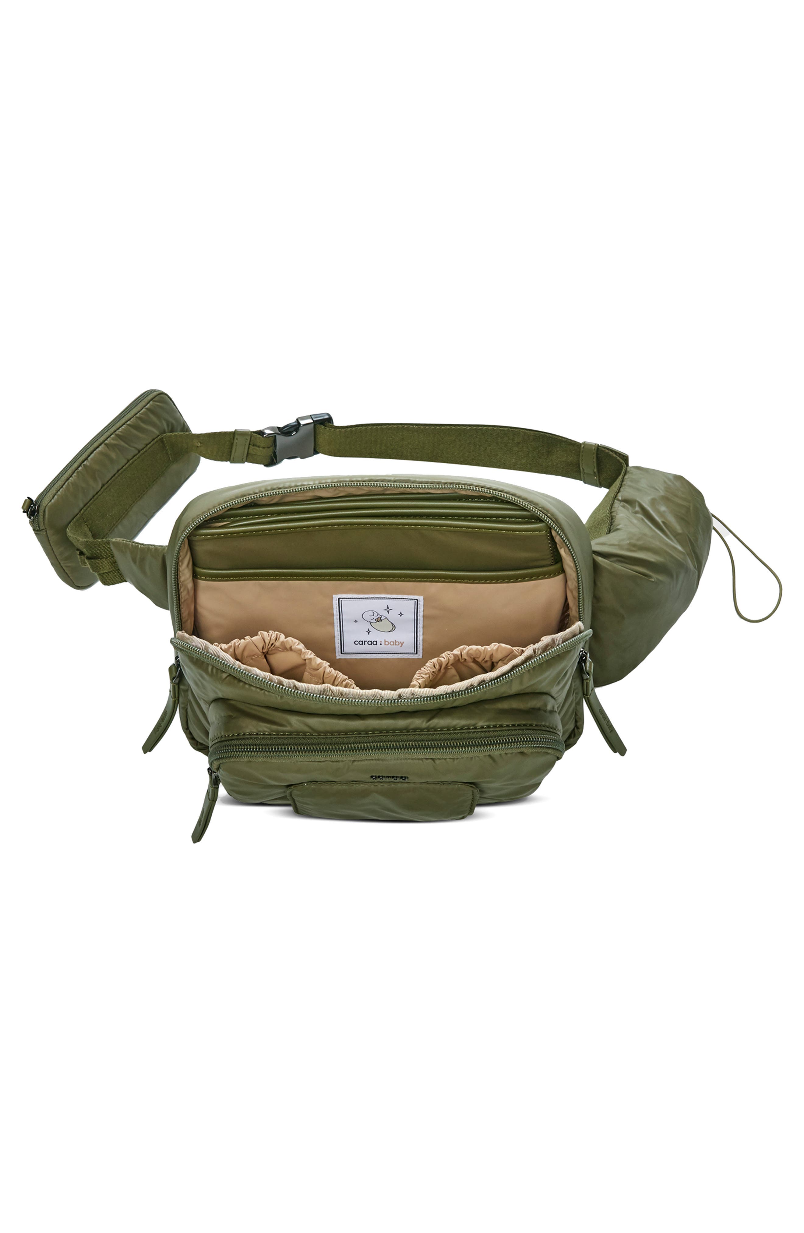Caraa Changing Belt Bag, Alternate, color, Olive