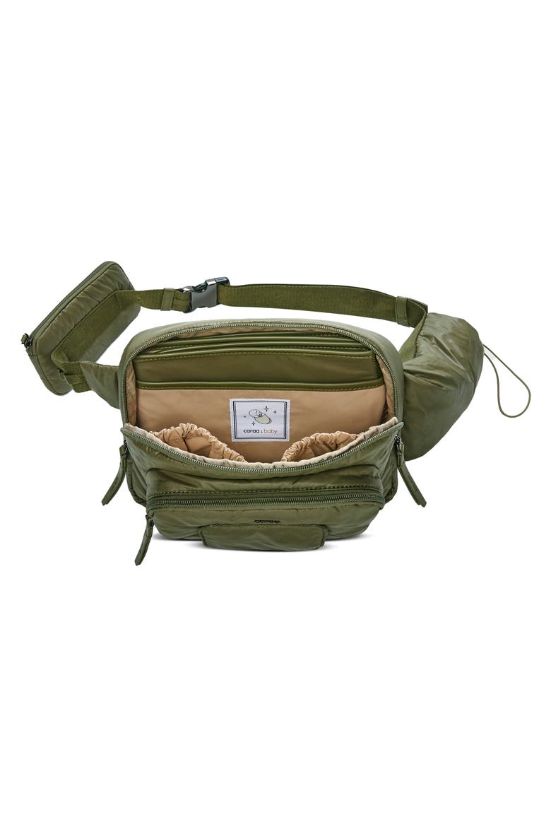 Changing Belt Bag, Alternate, color, OLIVE