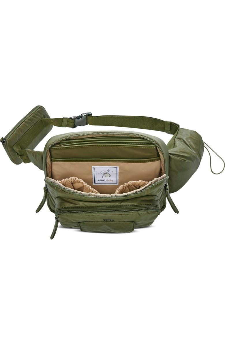 Caraa Changing Belt Bag, Alternate, color, Olive