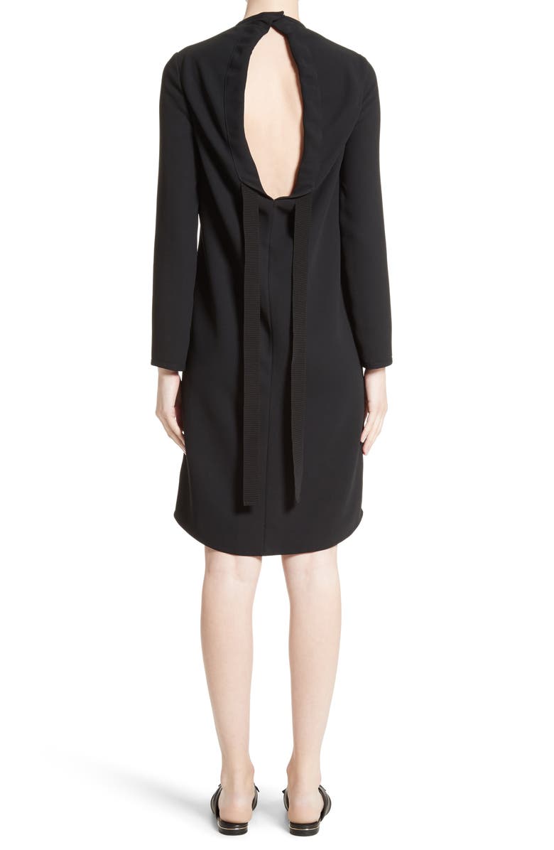 Victoria, Victoria Beckham Gathered Open Back Shift Dress, Alternate, color,