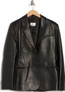 FRAME The Femme Leather Blazer