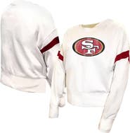 FANATICS Women's Fanatics  White San Francisco 49ers Plus Size Fleece Pullover Sweatshirt