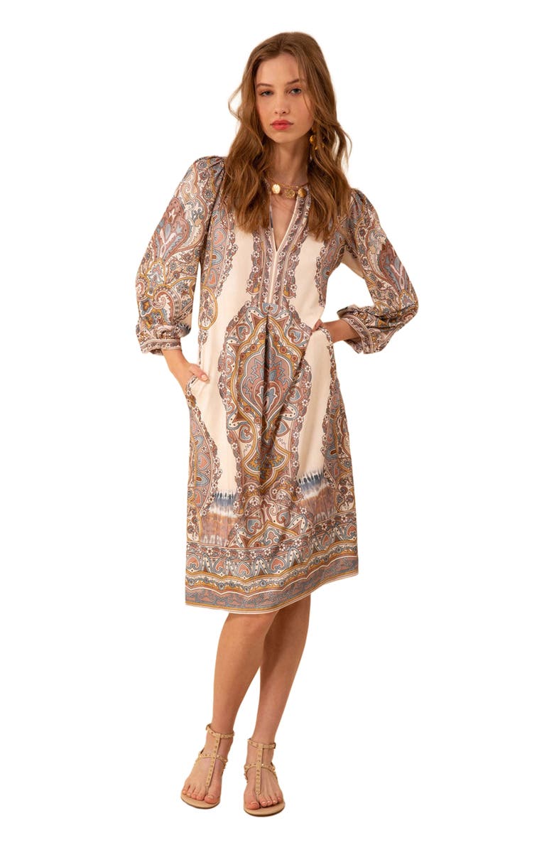 Hale Bob Gabriella Jersey Midi Dress, Main, color, 