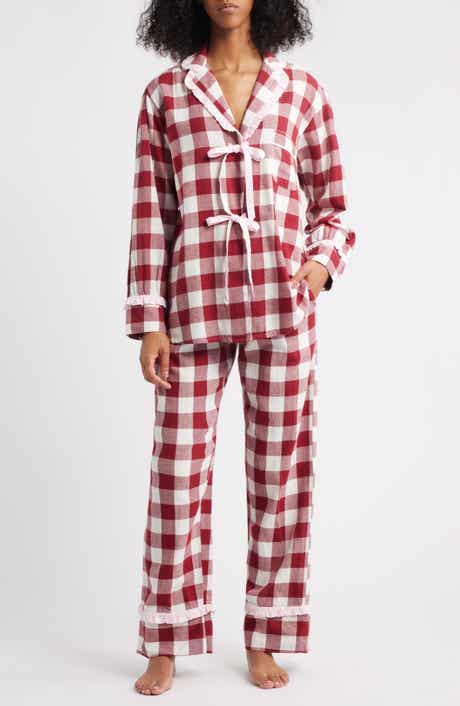 Damson Madder Antonella Gingham Organic Cotton Pajamas