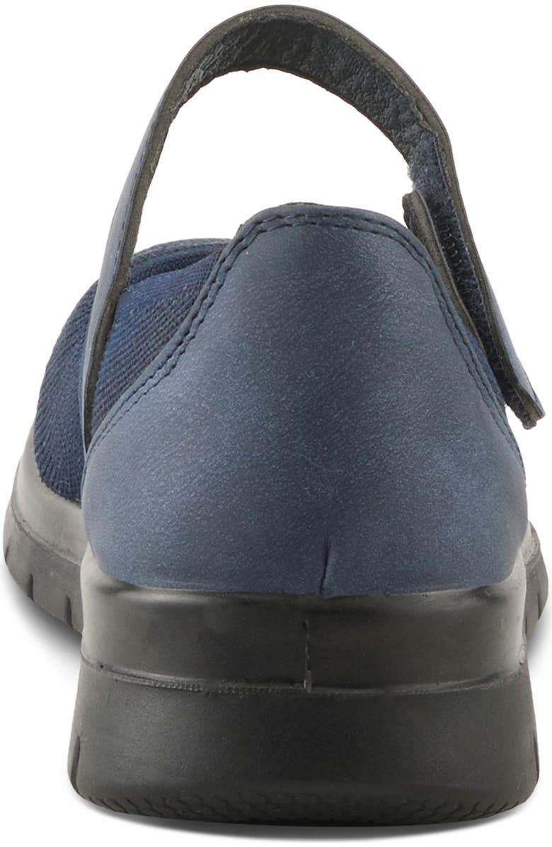 Flexus by Spring Step Stoller Mary Jane Fla, Alternate, color, Navy