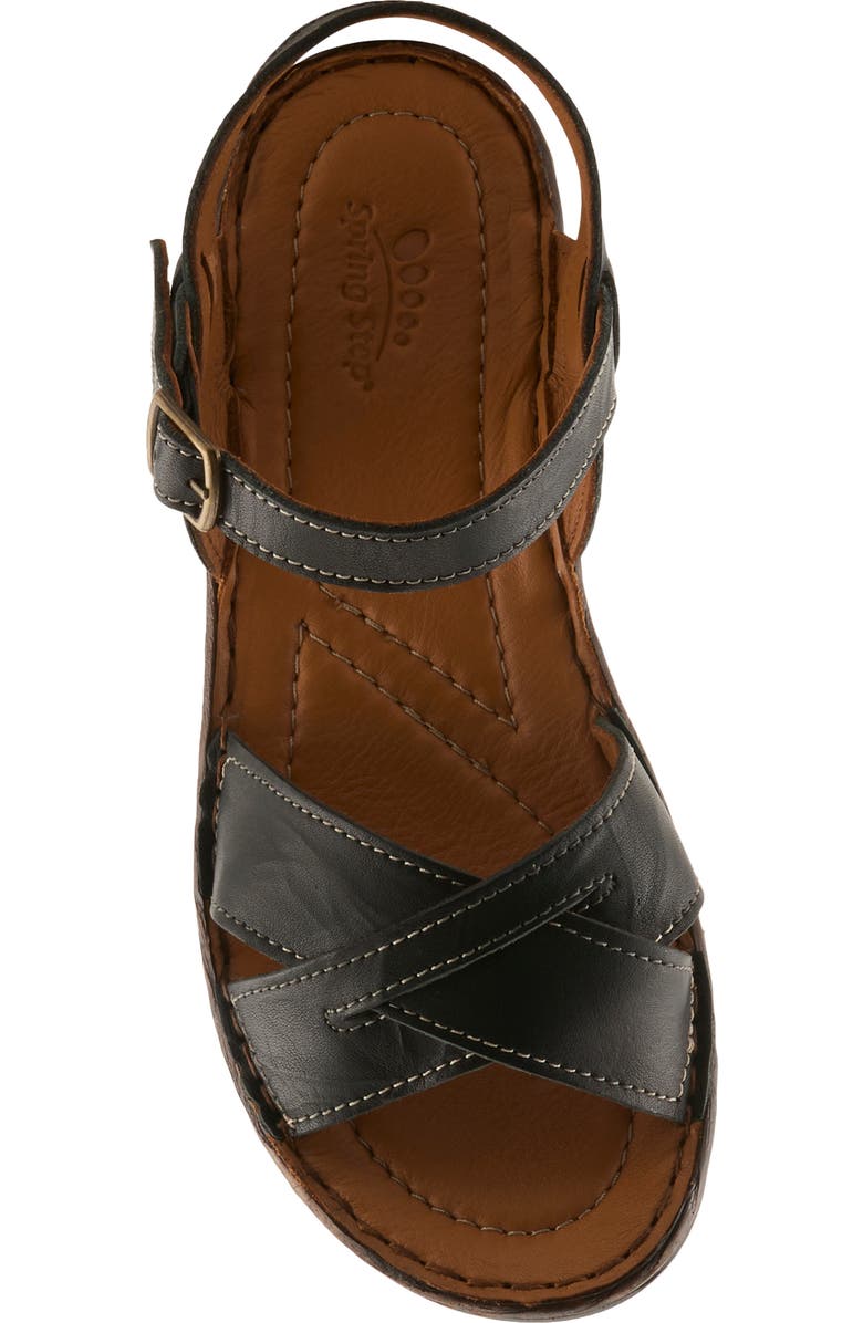 Spring Step Amareza Ankle Strap Sandal, Alternate, color, Black