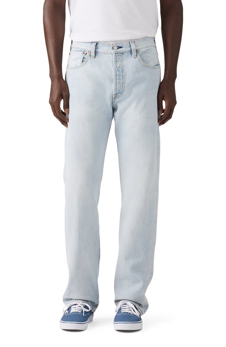 Levi's 501<sup>®</sup> Original Straight Leg Jeans, Main, color, Saturday At Noon
