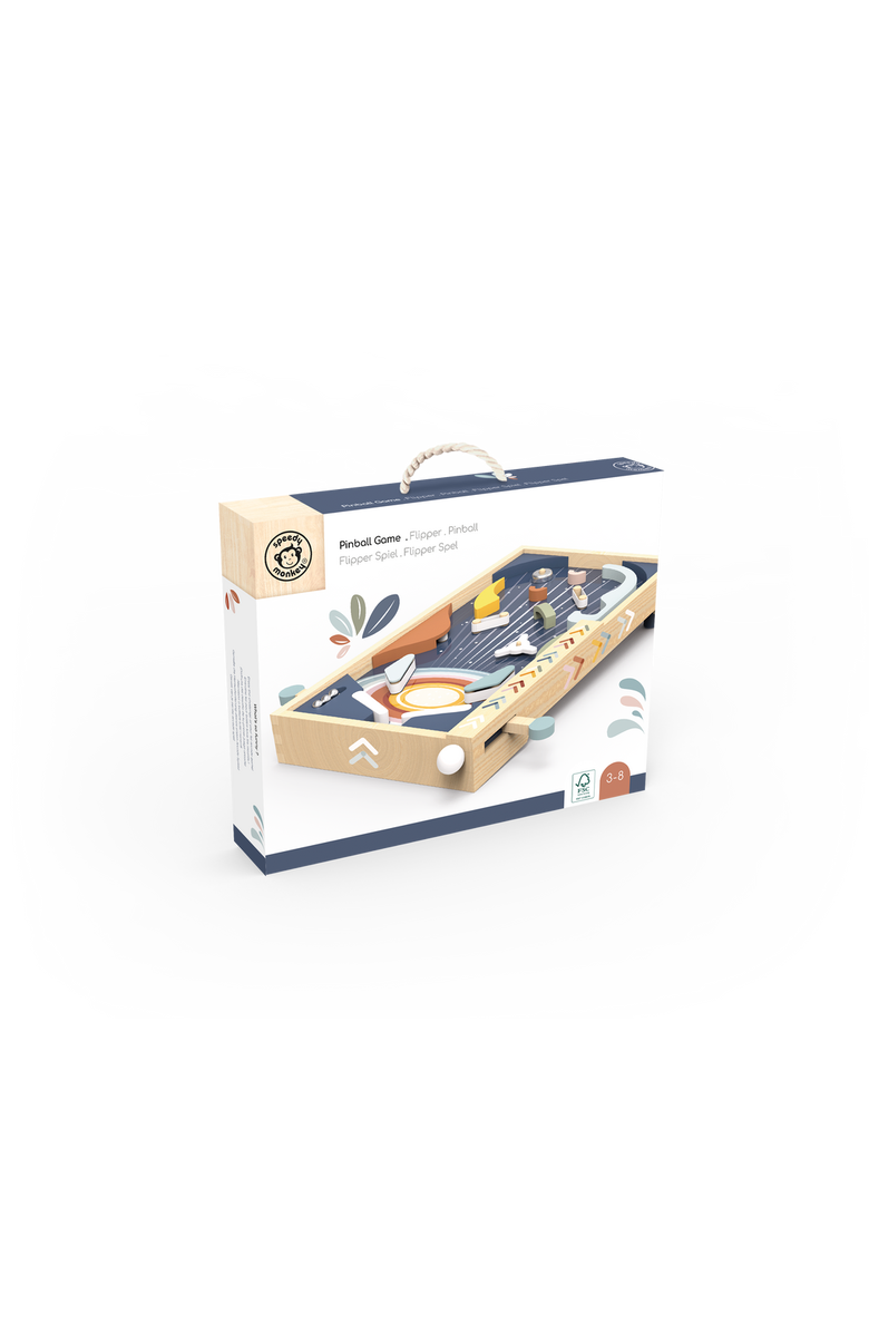 Speedy Monkey Pinball Game, Alternate, color, Multi