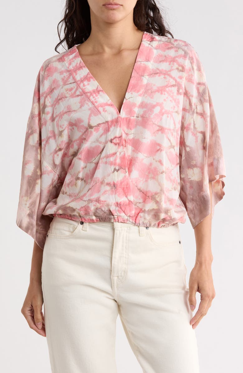 Young, Fabulous & Broke Tia Top, Main, color, Coral Crush Boa Wash