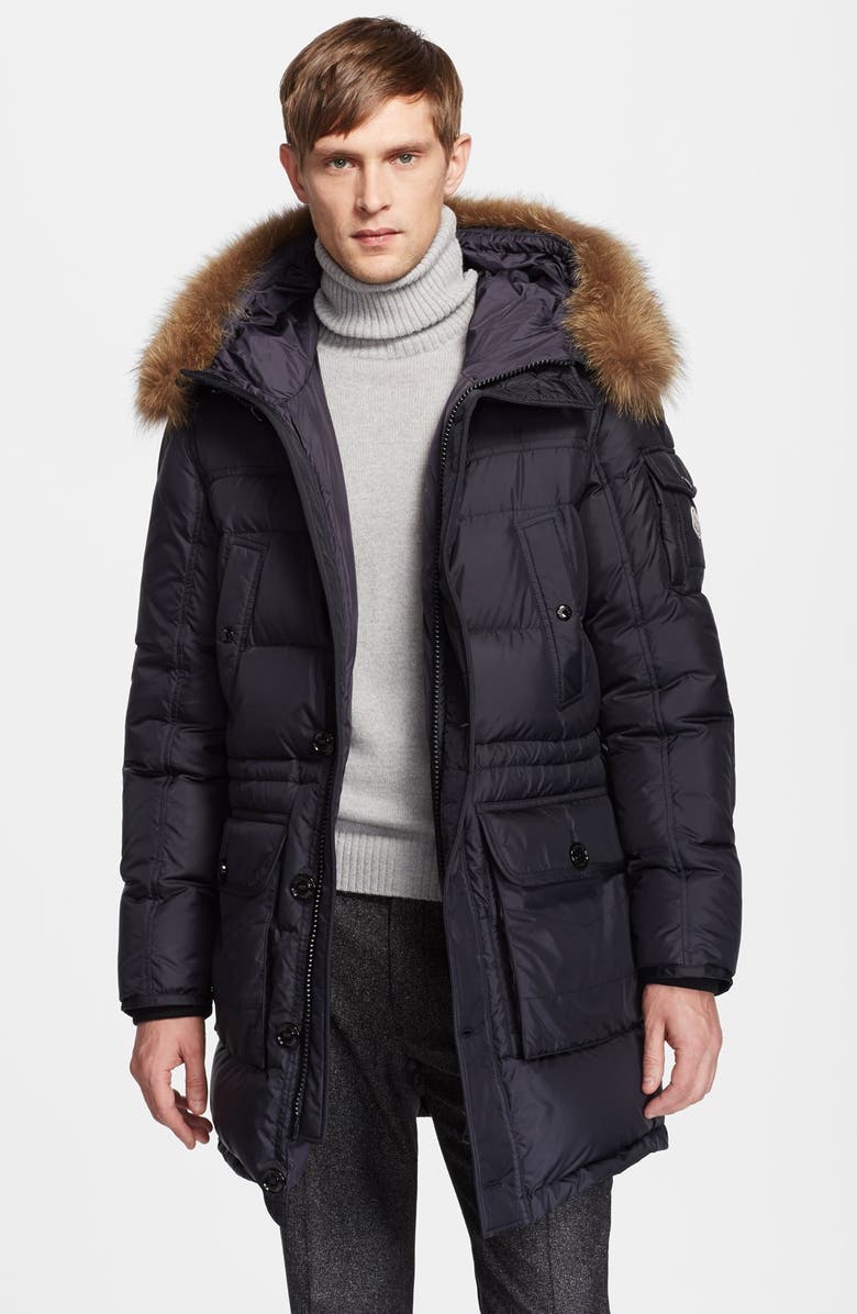 Moncler 'Affton' Down Parka with Coyote Fur Hood | Nordstrom