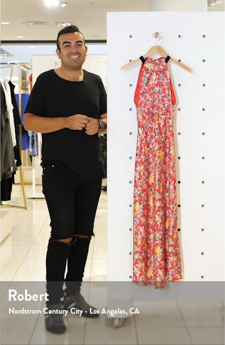 Michelle Silk Midi Dress, sales video thumbnail