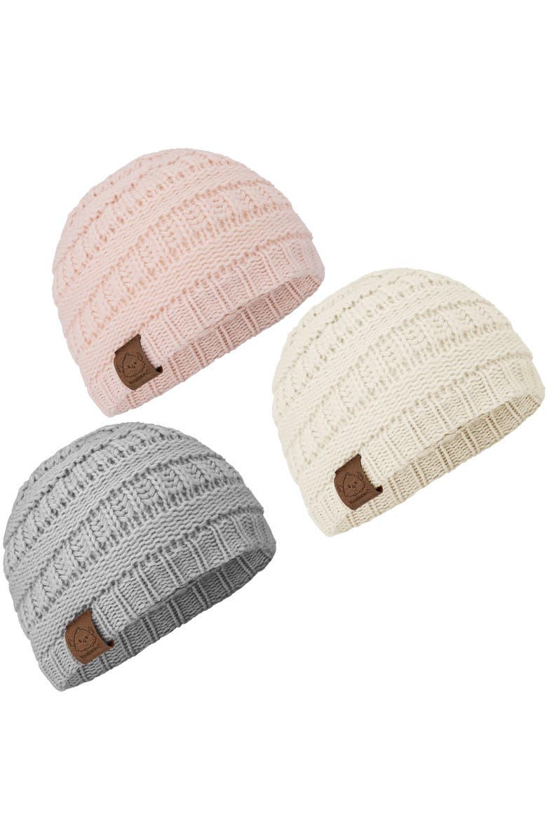 KeaBabies 3-Pack Warmzy Baby Beanies, Main, color, Mars