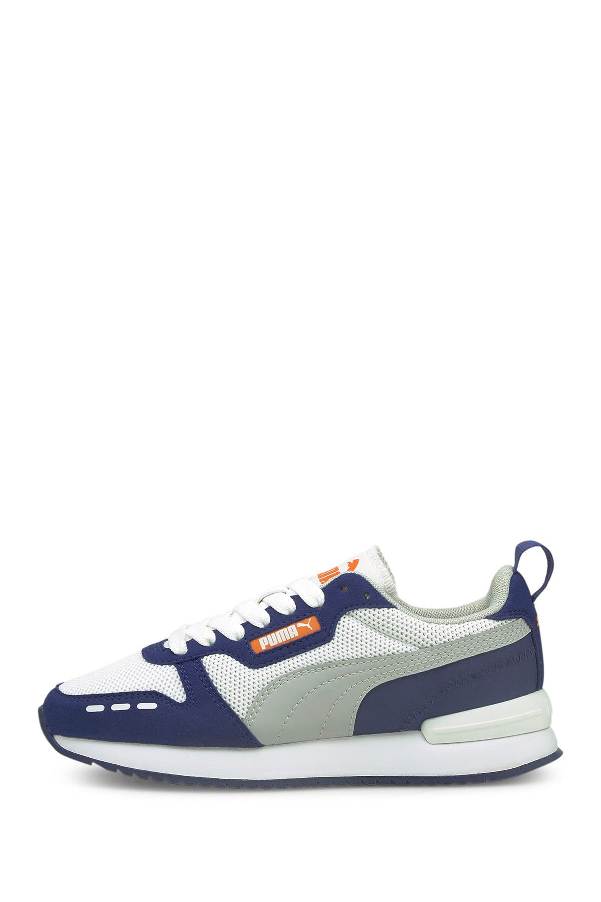 R78 Jr Sneaker, Alternate, color, WHITE-VIOLET-ELEKTRO BLUE