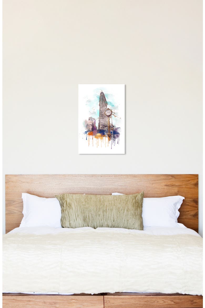 New York's Delight Canvas Wall Art, Alternate, color, GREY