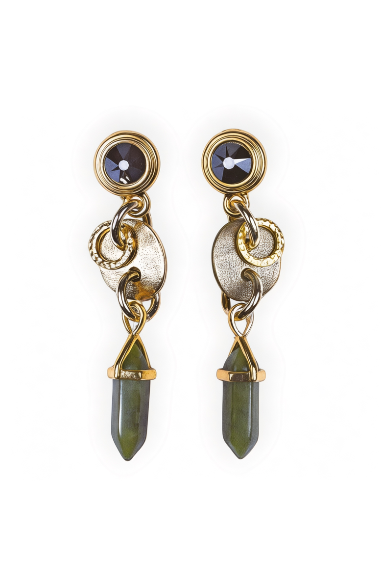 Lunaversoul Serpentine Fire Earrings, Main, color, Multicolor