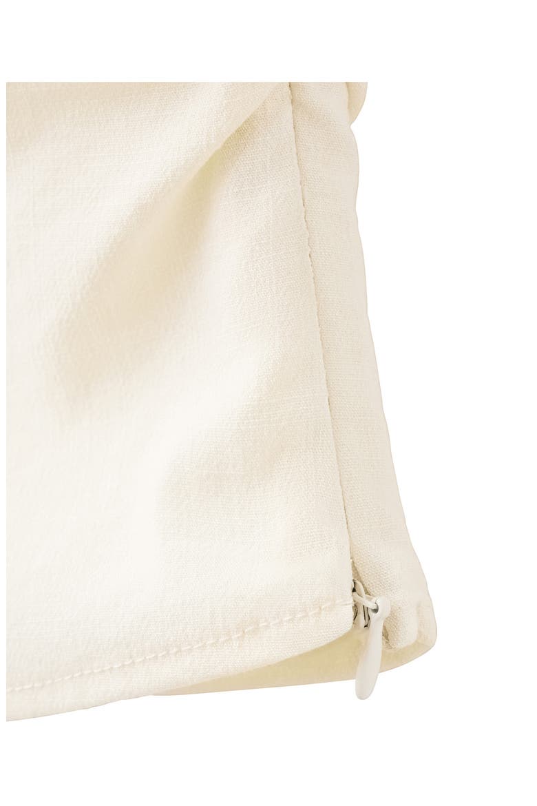 Ruched Square Neck Camisole, Alternate, color, ECRU