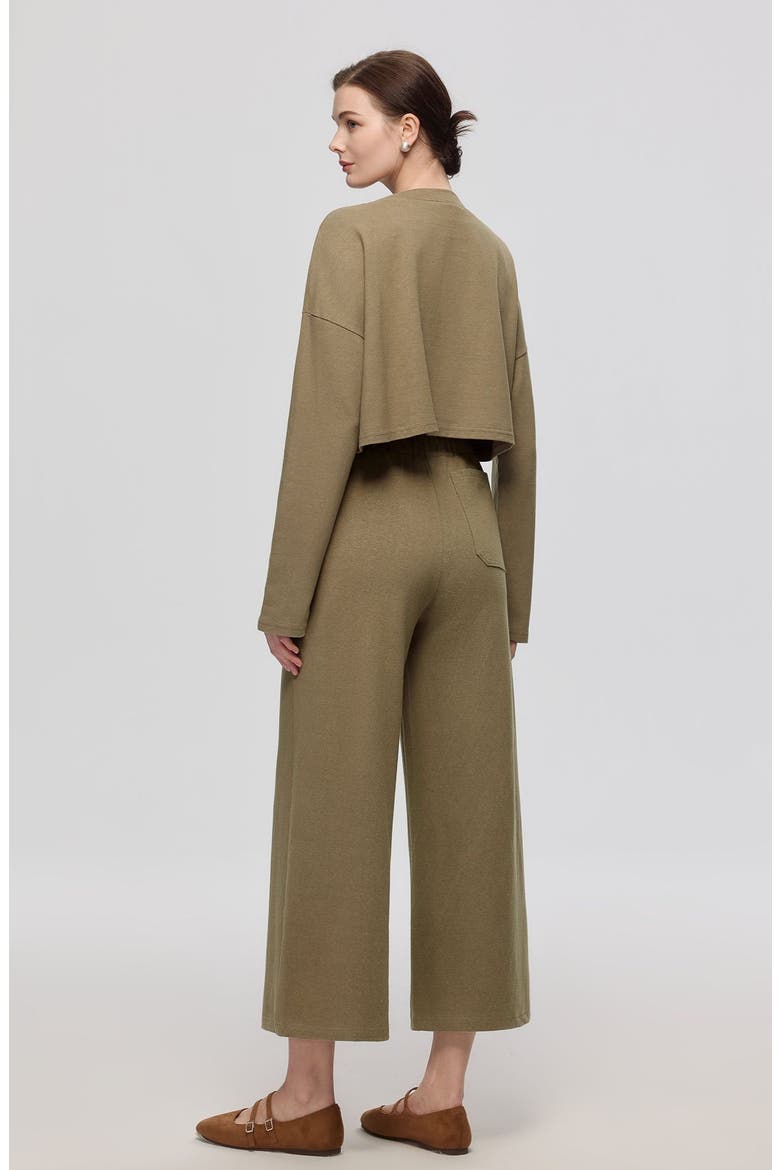 Aera Pull-on Pants, Alternate, color, olive