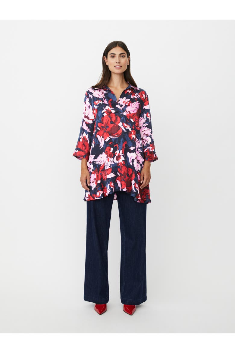 MaGalvora Tunic Top, Alternate, color, Scarlet Sage