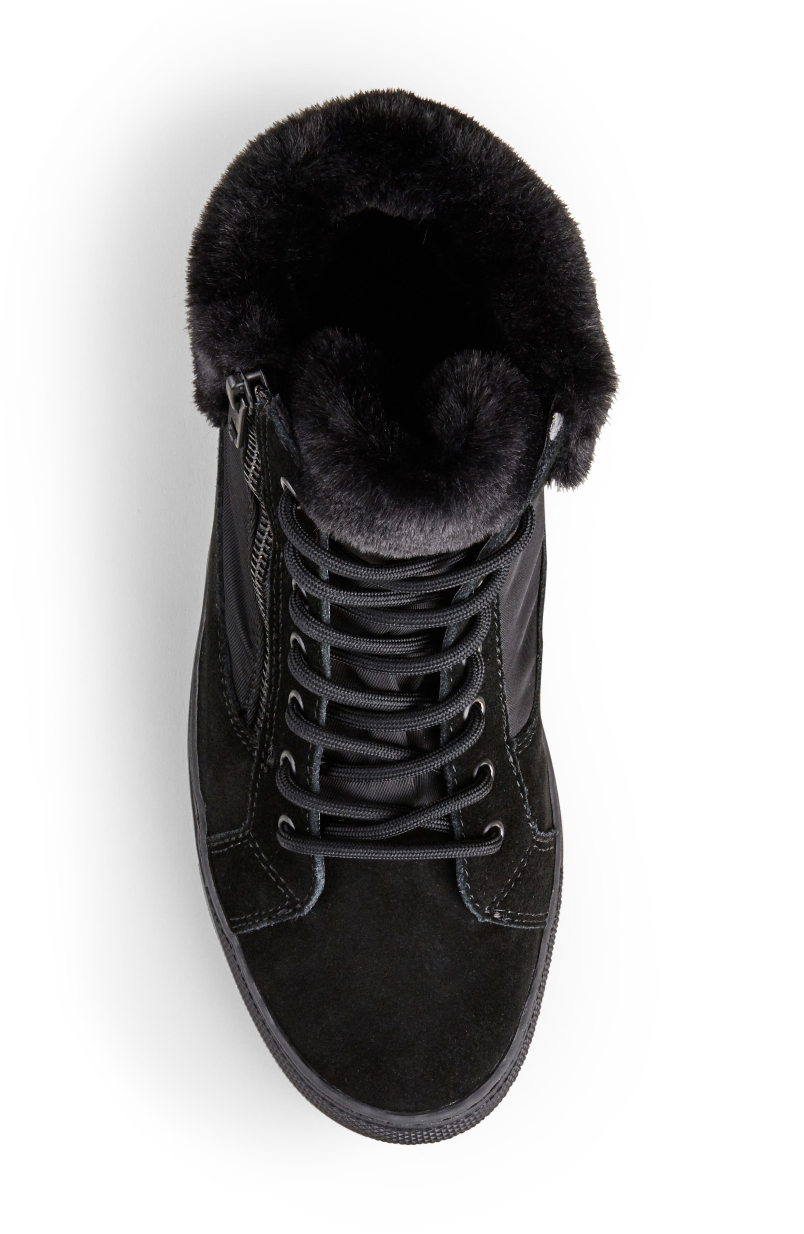 Cougar Dubliner Faux Fur Trim Waterproof Bootie, Alternate, color, 