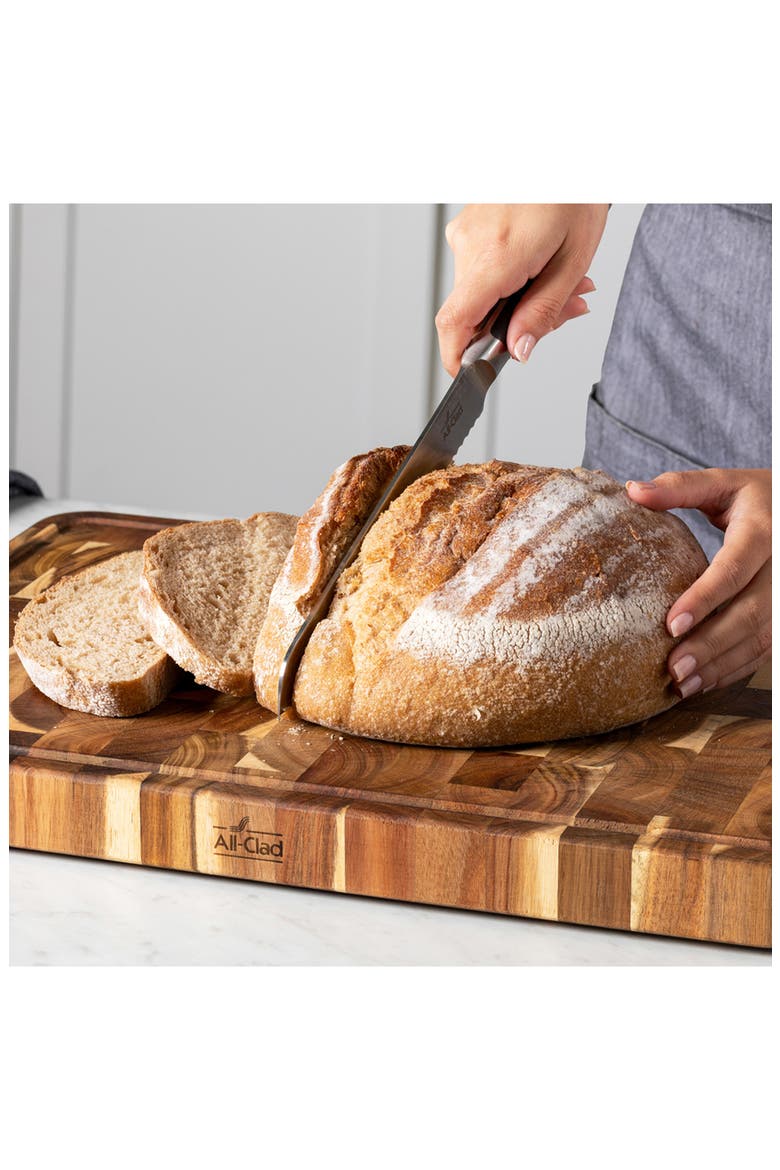 Acacia Wood Cutting Board, Alternate, color, ACACIA