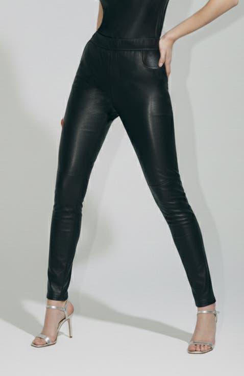 Kiki Stretch Leather Leggings