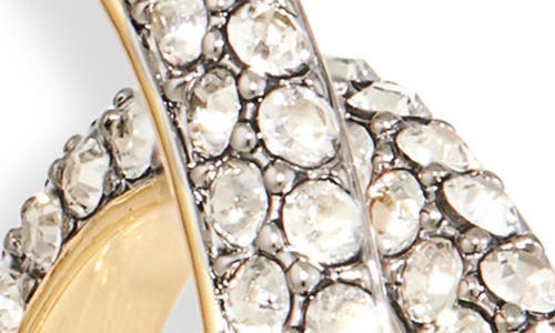 Demarson Maia Crystal Pavé Earrings In Gold