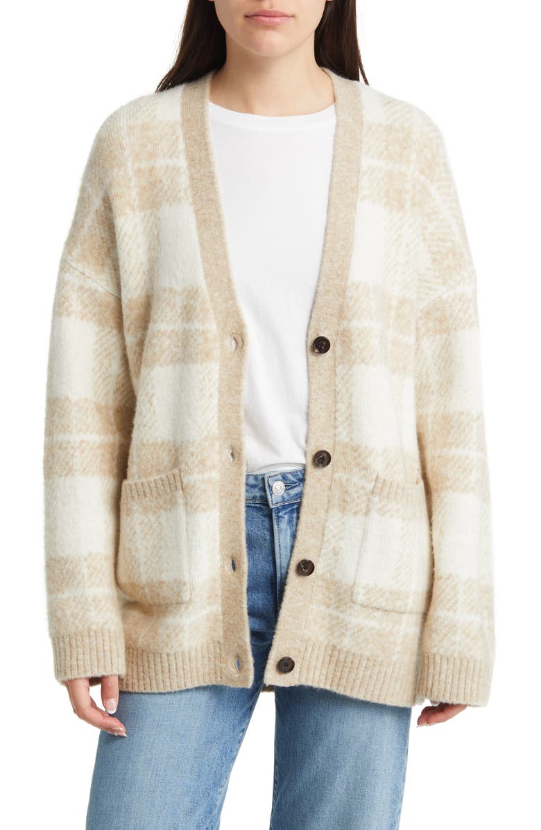 Rails Runi Plaid Cardigan, Alternate, color,