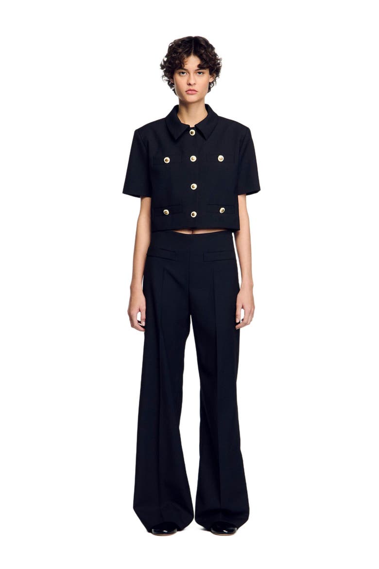 Suit trousers, Alternate, color, Black