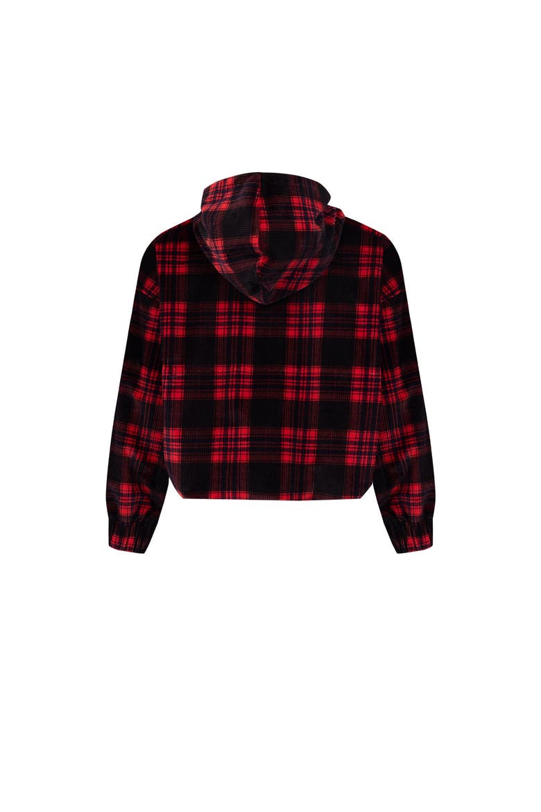 Pure Cotton Your *Itch Plaid Hoody, Alternate, color, Red