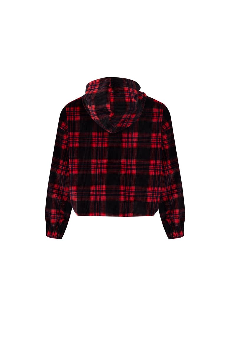 PCFG Pure Cotton Your *Itch Plaid Hoody, Alternate, color, Red